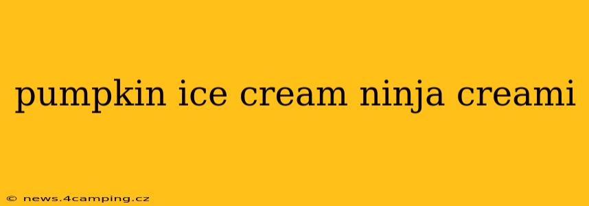 pumpkin ice cream ninja creami
