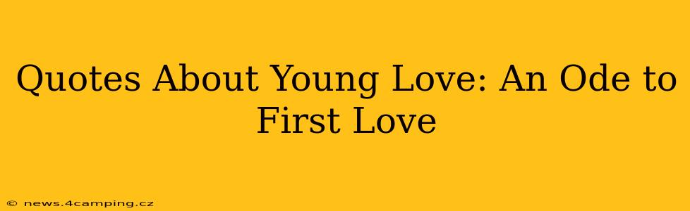 Quotes About Young Love: An Ode to First Love