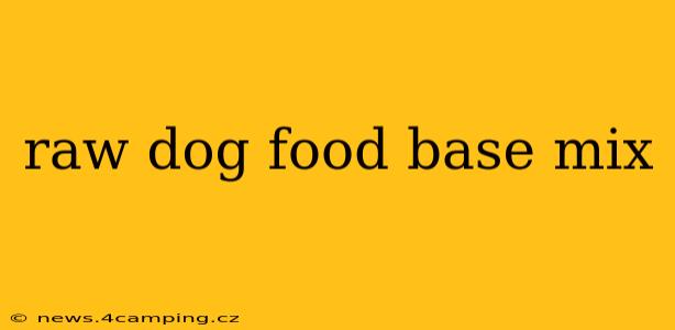 raw dog food base mix