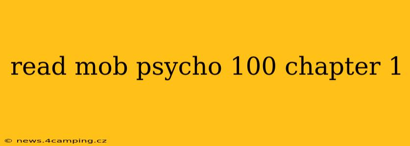 read mob psycho 100 chapter 1