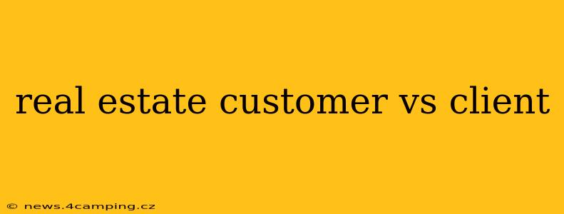 real estate customer vs client
