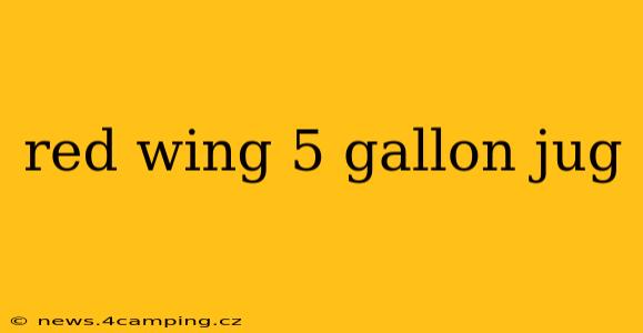 red wing 5 gallon jug