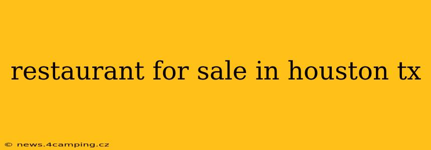 restaurant for sale in houston tx