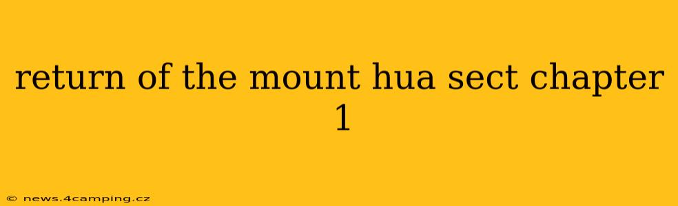 return of the mount hua sect chapter 1