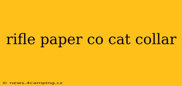 rifle paper co cat collar