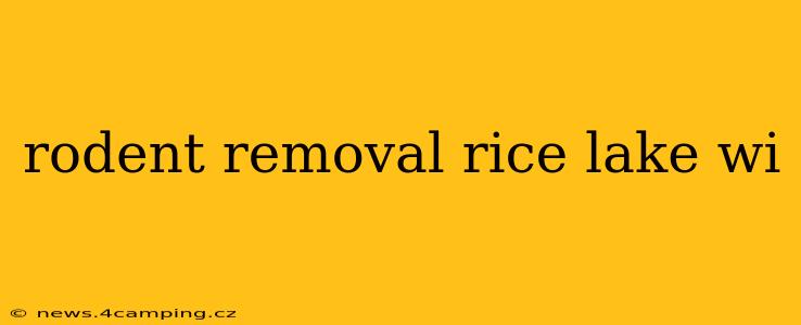 rodent removal rice lake wi