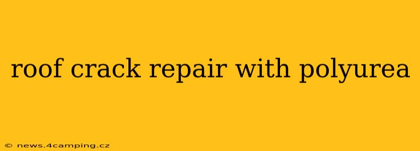 roof crack repair with polyurea