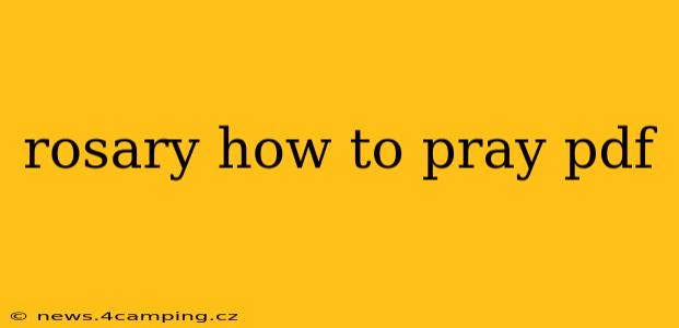 rosary how to pray pdf