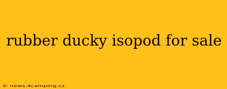 rubber ducky isopod for sale