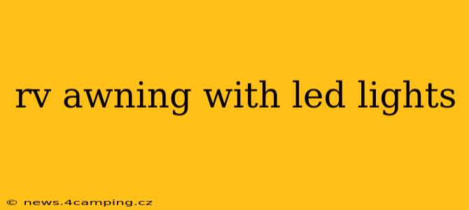rv awning with led lights