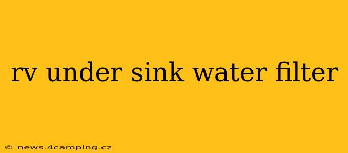 rv under sink water filter