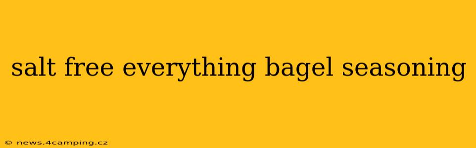 salt free everything bagel seasoning