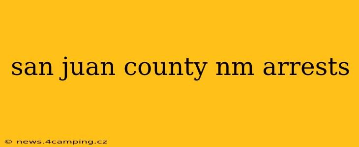 san juan county nm arrests
