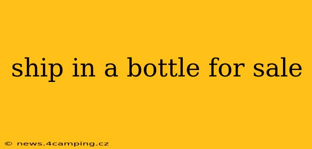 ship in a bottle for sale