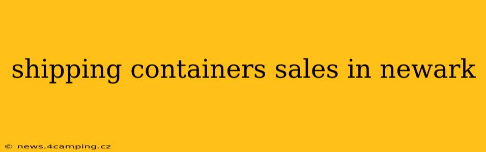 shipping containers sales in newark
