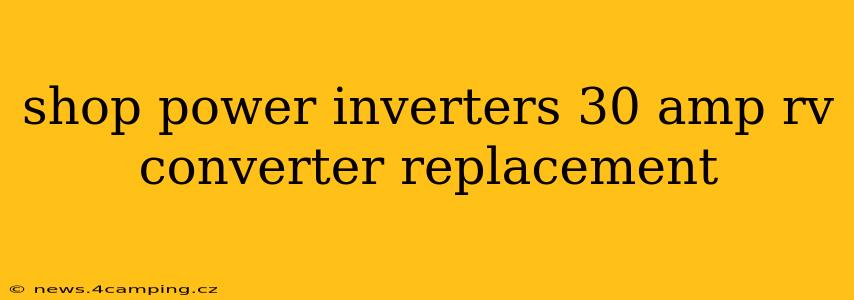 shop power inverters 30 amp rv converter replacement