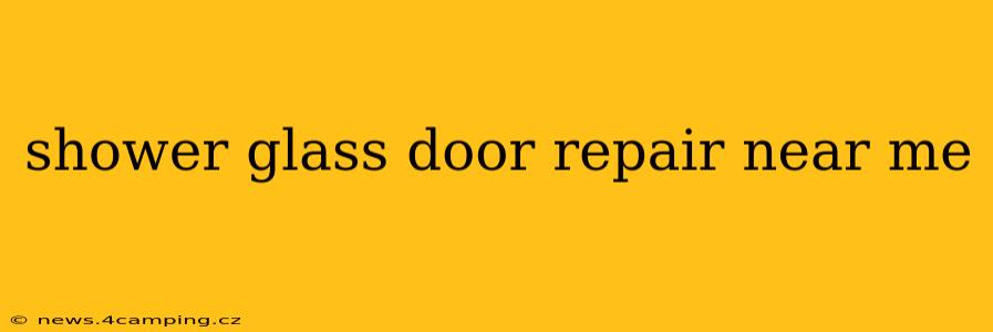 shower glass door repair near me