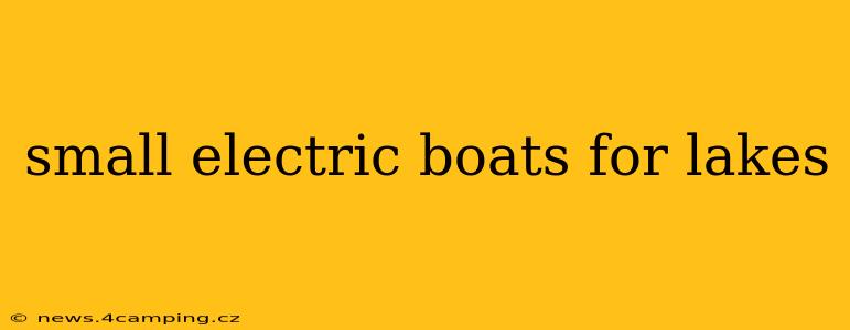 small electric boats for lakes