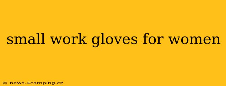 small work gloves for women