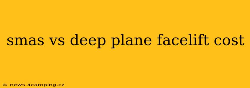 smas vs deep plane facelift cost