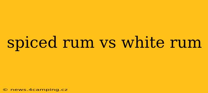 spiced rum vs white rum