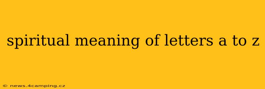 spiritual meaning of letters a to z
