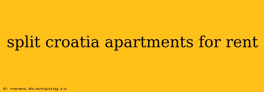 split croatia apartments for rent