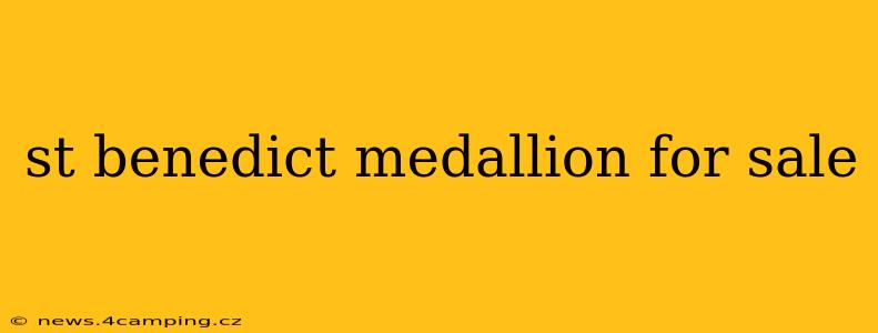 st benedict medallion for sale
