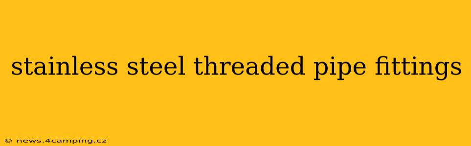 stainless steel threaded pipe fittings