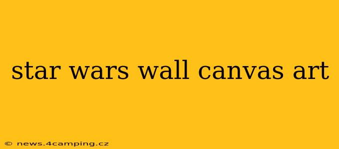 star wars wall canvas art