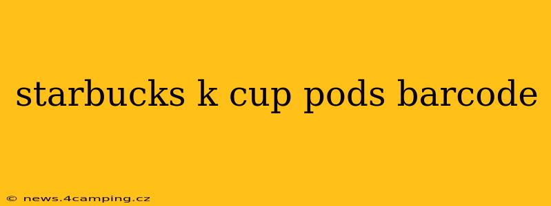 starbucks k cup pods barcode