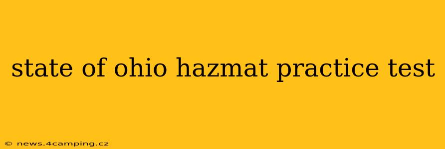 state of ohio hazmat practice test