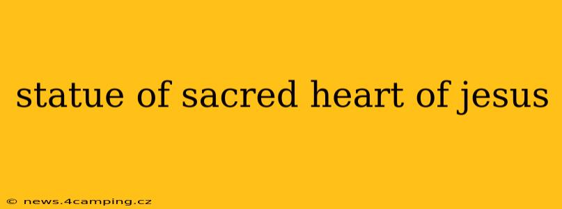 statue of sacred heart of jesus