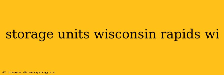 storage units wisconsin rapids wi