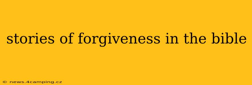 stories of forgiveness in the bible