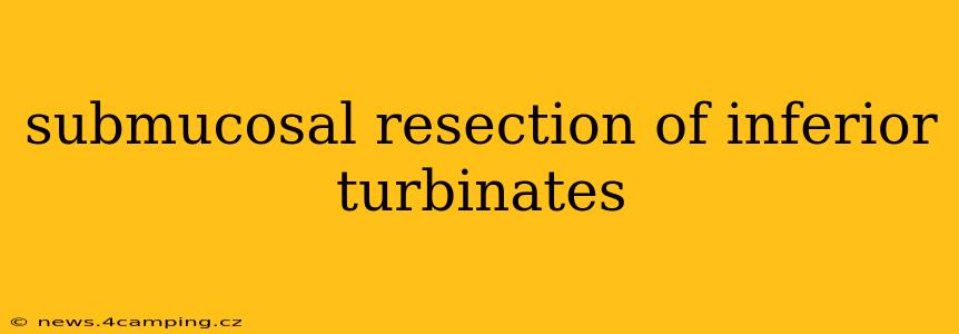submucosal resection of inferior turbinates