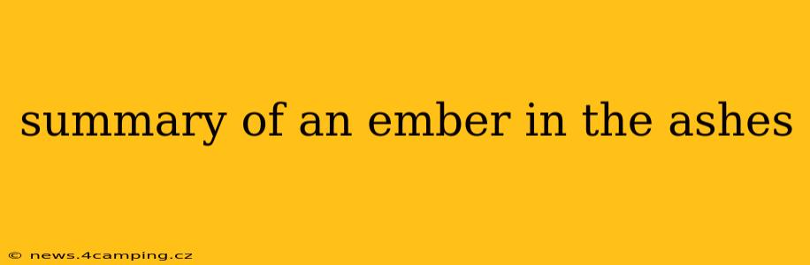 summary of an ember in the ashes