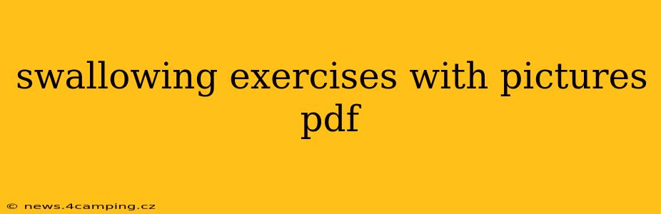 swallowing exercises with pictures pdf