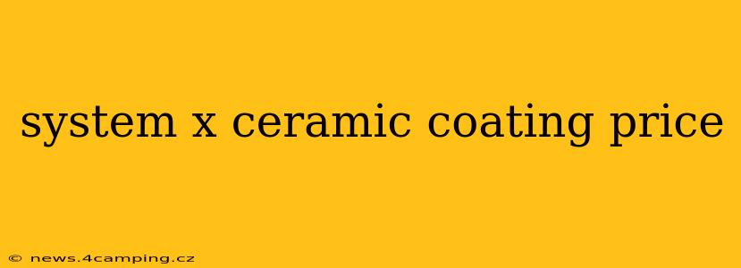 system x ceramic coating price
