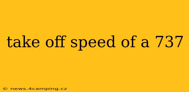 take off speed of a 737