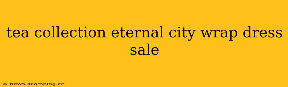 tea collection eternal city wrap dress sale