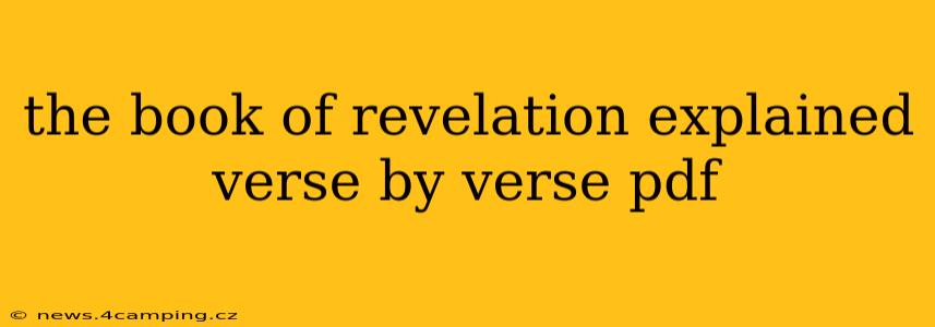 the book of revelation explained verse by verse pdf