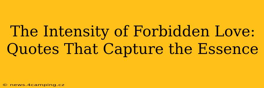 The Intensity of Forbidden Love: Quotes That Capture the Essence