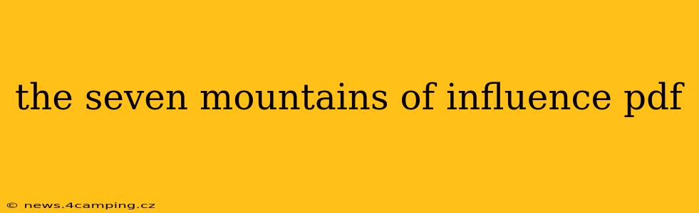 the seven mountains of influence pdf