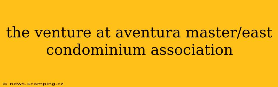 the venture at aventura master/east condominium association