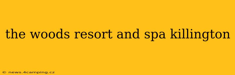 the woods resort and spa killington