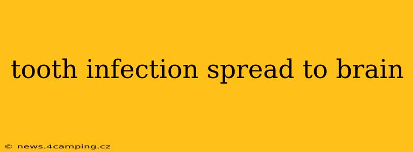 tooth infection spread to brain