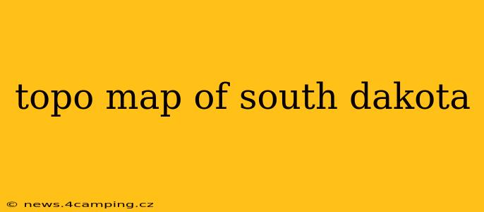 topo map of south dakota