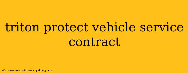 triton protect vehicle service contract