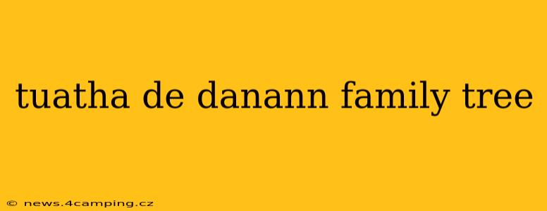 tuatha de danann family tree